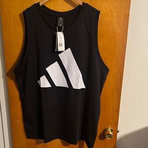 Adidas Tank Top Mens 2XL Black